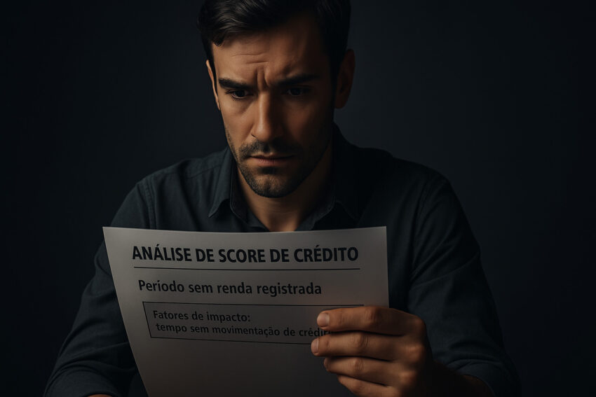 Como períodos desempregado afetam seu Score?