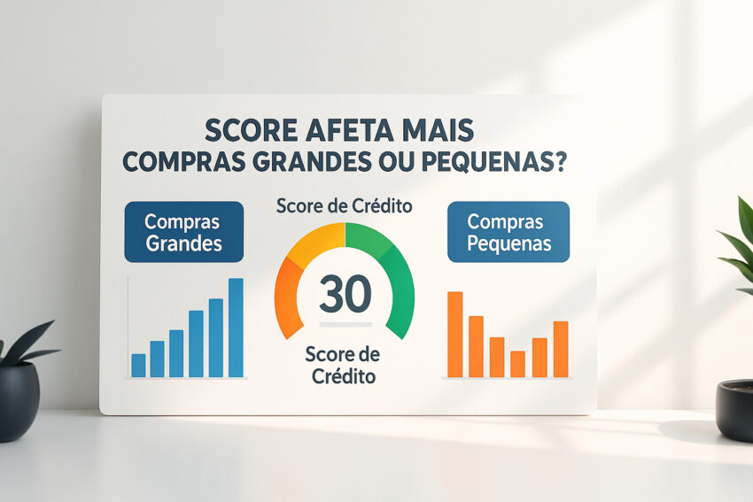 Score afeta mais compras grandes ou pequenas?