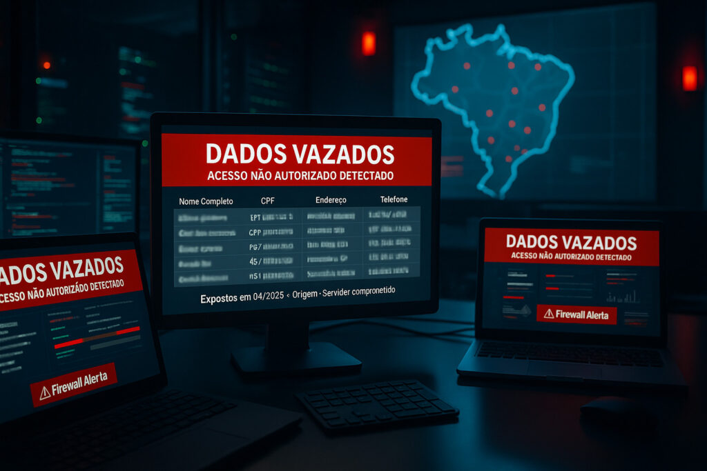 vazamento de dados no Brasil