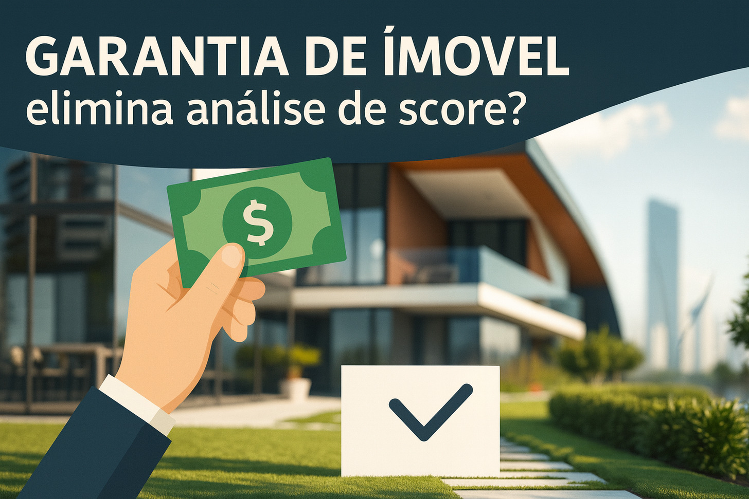 Garantia de imóvel elimina análise de score?
