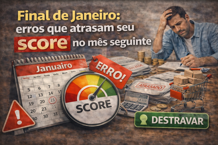 ERROS QUE ATRASAM O SCORE