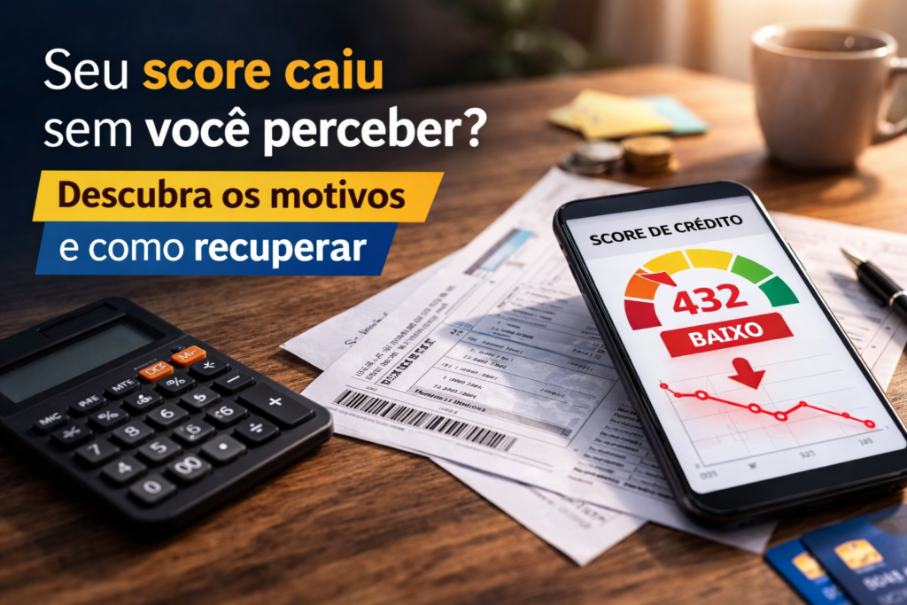 score caiu sem motivos, como descobrir?
