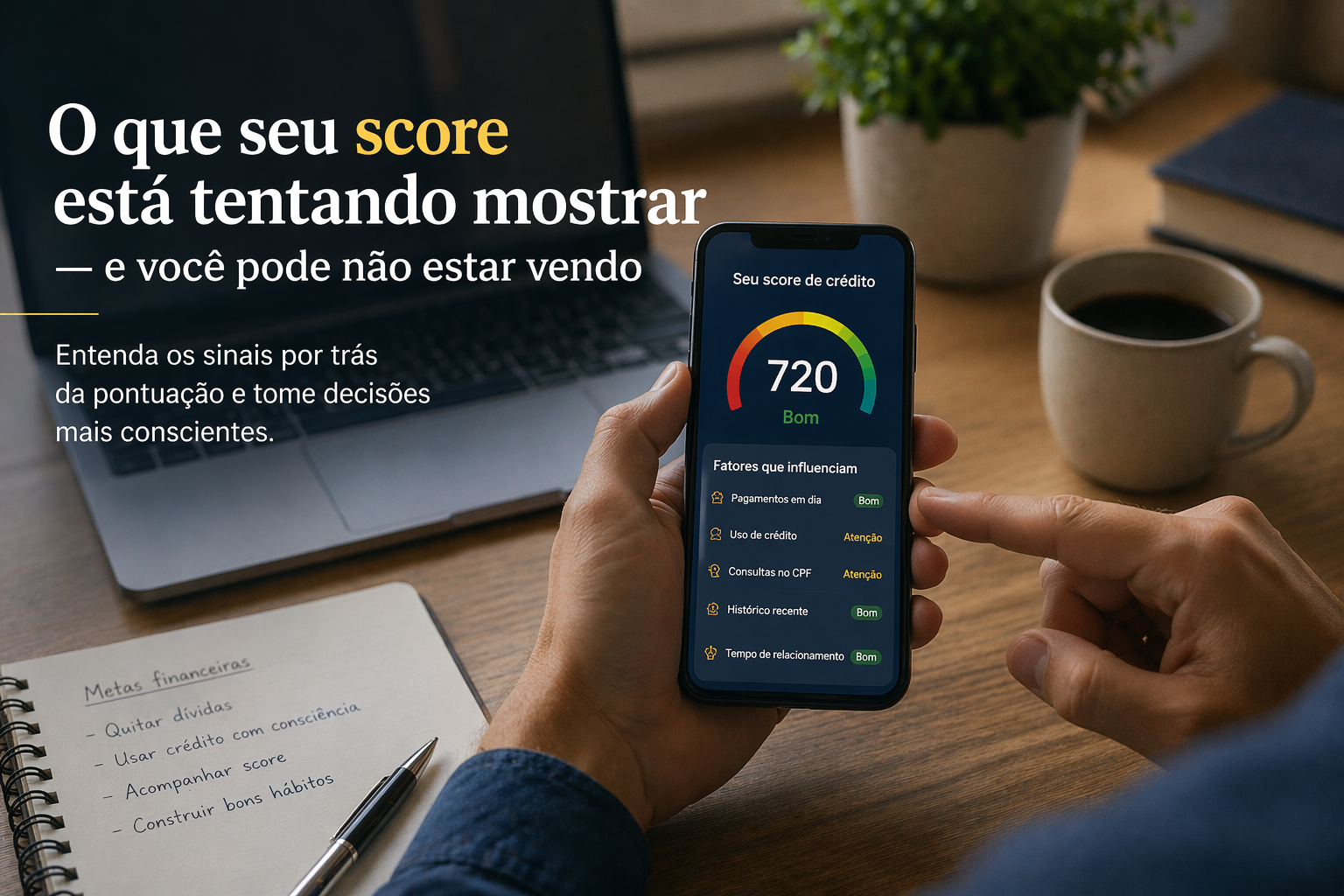 o que seu score esta tentando te mostrar