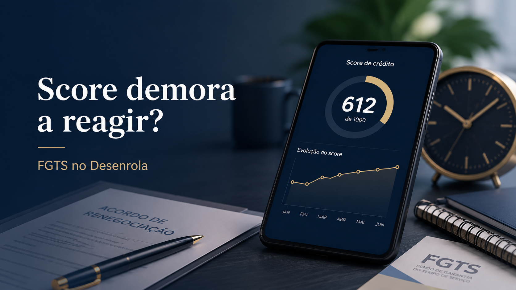 score que demora a reagir - desenrola brasil